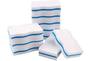 FEELAVA Magische Radierschwämme, Premium-Schwämme, extra dick, Melamin-Schwämme in Großpackung für die Reinigung von Schlieren, Deckspuren, Küche, Bad, Boden und Wand, langlebig, 10 Stück