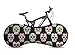 Produktbild VELOSOCK Indoor Fahrradschutzhülle Fahrradabdeckung zur Lagerung - Skulls Lösung, um Böden und Wände SCHMUTZFREI zu halten - Passt für 99% Aller Erwachsenen-Fahrräder