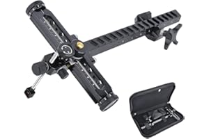 AMEYXGS Tir à l'arc Viseur d'arc Classique Réglable Bow Sights Vue d'arc Alliage d'aluminium Viseur pour Arc Recourbé pour la Pratique de la Cible de Chasse