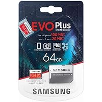 SAMSUNG Evo Plus 2020 Memoria Flash da 64 GB MicroSDXC Classe 10 UHS-I