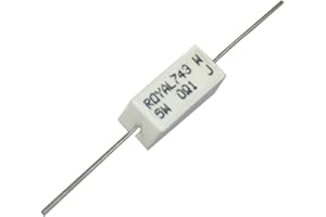 ROYAL ELECTRONIC FTY. CO., LTD 1K Ohm | 5 Watt | 5% | Zementwiderstand Widerstand 5W Zement Widerstände Keramik Hochlast Draht