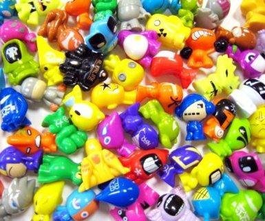 Crazy Bones Gogos Series 1 30 Random Gogos + 30 Random Stickers (no doubles)