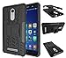Chevron Tough Hybrid Armor Back Cover Case with Kickstand for Xiaomi RedMi Note 3 (Black) RS.244.00