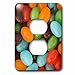 Price comparison product image 3dRose LLC LSP_83258_6 Colorful Assortment of Jelly Bean Candy, Sweets Li11 Bja0004 Jaynes Gallery 2 Plug Outlet Cover