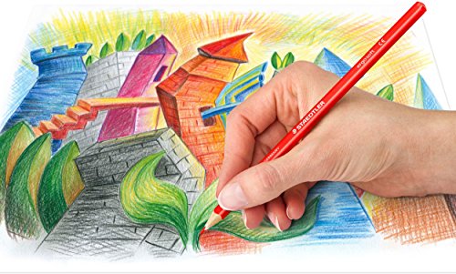 Staedtler ergosoft Buntstifte (erhöhte Bruchfestigkeit, dreikant, Set mit 36 brillanten Farben, 157 M36) - 4