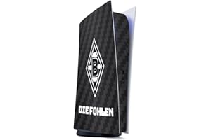 Skin kompatibel mit Sony Playstation 5 Digital Edition Folie Sticker Borussia Mönchengladbach Carbon Gladbach