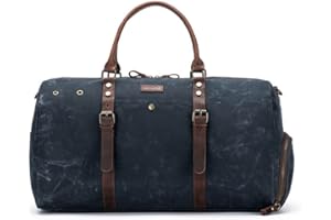 Della Q 99629 Canvas Weekender, Blue, Einheitsgröße
