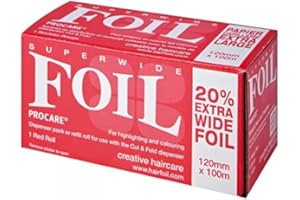 PRO CARE PROCARE ALUMINUM EXTRA WIDE FOIL ROLL RED 12cm X 100m