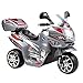 Produktbild Kinder Elektromotorrad 6V C051 12 W Motor bis 3 km/h mit Musik und Licht grau