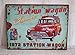 Produktbild Blechschild Blech Schild Metallschild Nostalgie Retro WERKSTATT Auto Metall Tür (Beach)