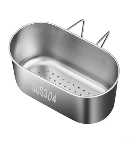 Magnetischer Dreieck-Ablaufkorb Für Spülen – Aus ABS, Passt In Ecken, Ohne Bohren, Für Metallspülen, Grün/gelb