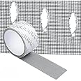 RIPIENO Mosquito Net Patch Repair Tape, Window Screen Repair Tap, Strong Adhesive & Waterproof Window Mosquito net Covering Mesh Tape for Door Tears Holes Screen Patch Repair (200Cm X 5CM)