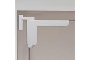 JOENGFAN Door Closer, No Drilling, Automatic Mini Door Closer, Room Door, Left or Right Interior Door (White, 1 Pack)