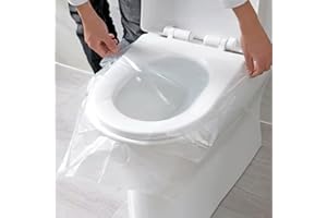 ULTECHNOVO Toilet Mat - 10 StüCk Einweg Toilettenauflagen FüR Hygienische Nutzung Wasserdicht Und Praktisch FüR Zuhause Reisen Und Hotels - 48X40Cm