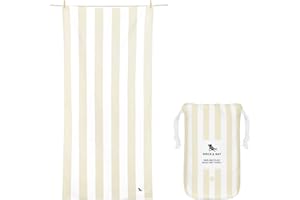 Dock & Bay Strandhandtuch - Schnell trocknende Mikrofaser, ohne Sand - Kompakt, Leicht - 100% recycelt - Inklusive Beutel - C