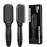 Fusutonus Nouvelle 2019 Version, Peigne à Cheveux électrique pour Les Hommes, Hommes Rapide Barbe Lisseur (100V-240V) - pour la Maison et Le Voyage