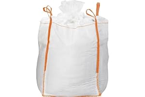 10 Storsäckar med stängningsbar topp 90x90x110 cm | Big Bag säckar för 1,5 Ton