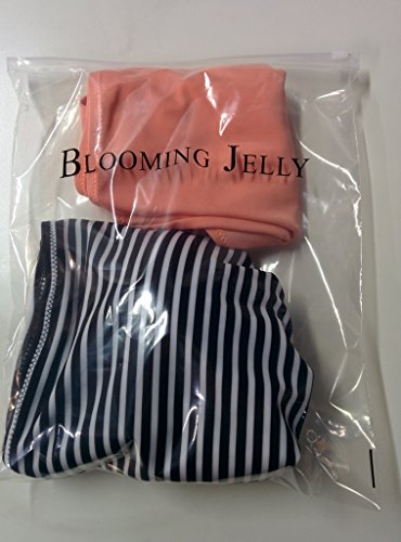 Blooming Jelly Damen Gestreifte hohe Taillen-Bikini-gesetzter Badeanzug - 7