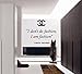 Price comparison product image Coco Chanel Wall Art Fashion Quote I Don't Do fashion, I am Fashion Vinyl Wall Art Sticker Decal Mural Transfer Stencil (White)