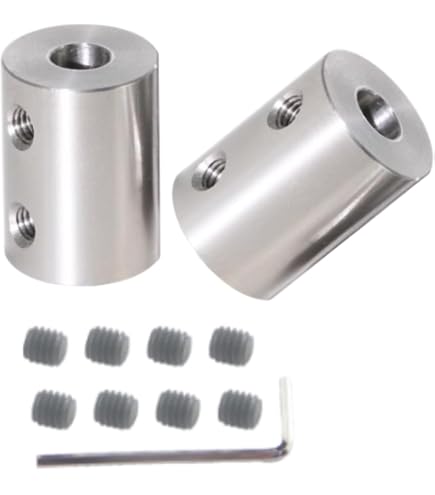 Sourcing Map Starre Kupplungsschraube – 6,35–10 Mm Bohrung, L25xD16 Mm, Aluminiumlegierung, Für Motoren & Modellbau