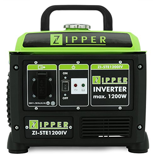 Zipper Stromgenerator 1,1 kW Generator Stromerzeuger 1200 Watt Notstromaggregat - 4