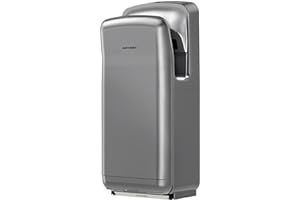 anydry 2005H Hand Dryer,Commercial Electric Hand Dryer,With Sponge Filter,Super Powerful,7-10 Seconds to dry,1750-2050 Watts (Silver)