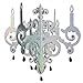 Produktbild Viel 26 Studio Silber-schimmernden Glanz Folie Kronleuchter Spanplatte Kronleuchter Wandaufkleber, 17 von 43 cm