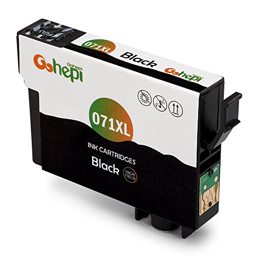 Gohepi T071XL Kompatibel für Tintenpatronen Epson T0711 T0712 T0713 T0714 T0715, 6 Schwarz/3 Blau/3 Rot/3 Gelb 15er-Pack Arbeiten mit Epson Stylus SX110 SX218 SX210 SX415 SX200 SX400 SX600FW SX205 SX410 SX215 SX510W SX100 SX405 S21, Epson Stylus DX4400 DX8400 DX7450 D92 D120 D78 DX5000 DX5050 DX7400 DX8450 DX4450, Epson Stylus Office BX300F BX610FW BX600FW BX310FN B40W - 2