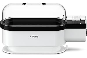 ‎KRUPS Krups Ovomat Trio Eierkocher, Für bis zu 3 Eier, Inkl. Wasser-Messbecher mit Eierstecher, Eierhalter, Signalton, EG234115, Weiß/Schwarz