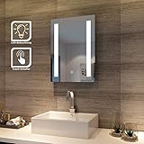 beleuchteter spiegel bauhaus Schutzklasse IP44:wasserdicht, staubdicht, modernes abgeschrägtes Randdesign