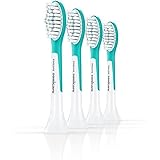 Philips Sonicare for Kids Original Compact testine per spazzolino sonico - confezione da 4 pezzi in blu (modello HX6044/33)