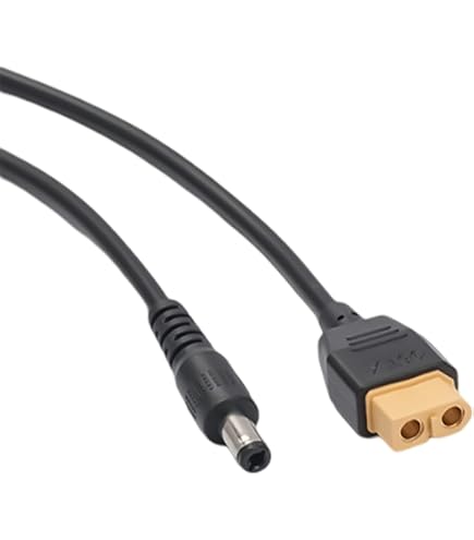 Câble De Charge XT60 Vers Fiches Banane 4.0 Mm - 2 Pièces, 14 AWG, Longueur 30 Cm, Pour Batteries RC