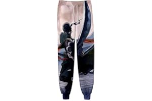 WANHONGYUE Anime One Piece Monkey D Luffy 3D Gedruckt Sweatpants Jogginghose Cosplay Kostüm Sporthosen Trousers Trainingsanzug