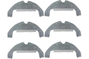 DONKIVVY Lot de 6 chiffons de rechange en microfibre pour aspirateur Dreame D10 Plus Gen 2, D10 Plus, Z10 Pro, L10-Plus