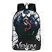Produktbild SJYMKYC Kinder Venom Rucksack, Student Bookbag Laptop Rucksack Reise Computer Tasche Für Jungen Mädchen Kinder Jugendliche Film Fans