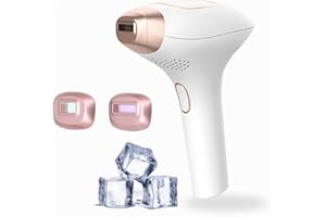 Nektle IPL Hair Removal Device – Laser Epilator for Women & Men, 999,999 Flashes, 9-Level Cooling, Painless Permanent Hair Removal for Face, Legs, Bikini & Body