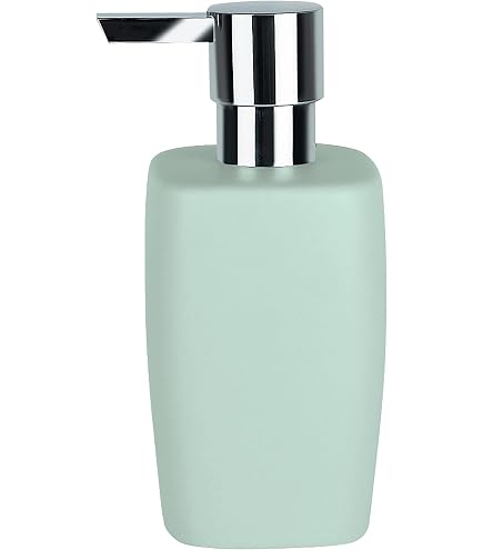 Spirella WC-Bürste Aus Steingut – Retro Design, Hygienisch & Platzsparend (Pastellgrün)