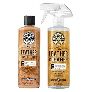 ChemicalGuys SPI10916 Leather Cleaner and Conditioner Complete Leather Care Kit (473.2 ml)