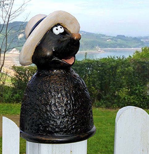 Zaunhocker, Zaun, Deko, Tier, Zaungucker, Zaungast, Zaunvogel, Zaundeko Maulwurf