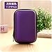 Produktbild XXAICW Kabel Storage Paket Sortierung Pauschalreisen A365 Großer Kapazität gegen Druck mobile Stromversorgung liefern Kopfhörer für digitale Schock , Quadratische lila
