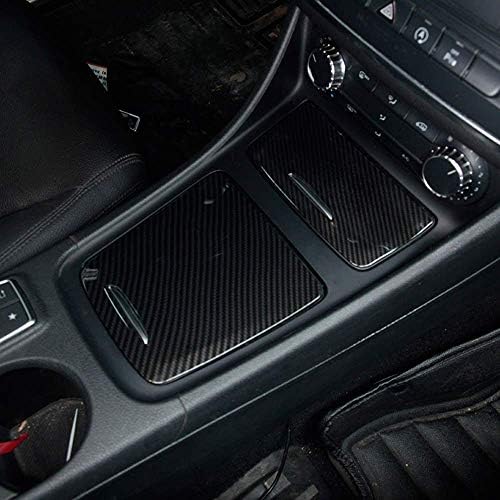 ABS Plastic Center Storage Box Panel Trim Ashtray Cover for CLA GLA A Class W117 W176 A180 2014-2017 carbon fiber