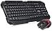Produktbild DONZO SI-8059 Gaming Tastatur (deutsches Tastaturlayout, QWERTZ) mit Gaming Maus (schnurgebunden, USB) schwarz