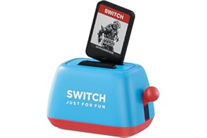 ‎HAGIBIS Hagibis Switch-Spielehülle, kompatibel mit Switch-Spielkarten, tragbarer süßer Toaster-Aufbewahrungshalter, Aufbewahrung von 2 Switch-Spielkassetten(blau)