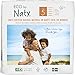 Produktbild Eco by Naty Premium Bio-Windeln für empfindliche Haut, Größe 5, 11-25 kg, 6 Packungen à 22 Stück (132 Stück insgesamt), weiß