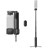 Insta360 Katlanabilir 2'si 1 arada Selfie &Ccedil;ubuğu Uzaktan Kiti, G&ouml;r&uuml;nmez Kutup ve Dahili Tripod, Uzaktan Kamera Kontrol&uuml; i&ccedil;in 