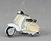 Produktbild Anstecker, Metall, Emaille, Motorroller, Lambretta, Beige und Weiß