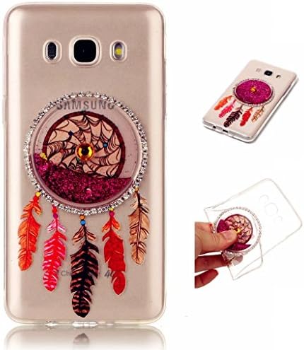 Samsung Galaxy J5 (2016) SM-J510F Case Cover MUTOUREN TPU Silicone feel good 3D transparent anti scratch bag case Premium TPU Shock Absorption mobile case-quicksand dreamcatcher 06
