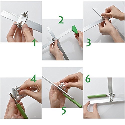 New Bottle Cutter, AGPtek Glasflasche Cutter Scoring-Maschine Ausschnitt-Tool zum Erstellen von Stained Glass, Flaschen Pflanzmaschinen, Flaschen Lampen, Kerzenständer - 6