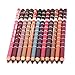 Women 12PCS Professional Lipliner Waterproof Lip Liner Pencil