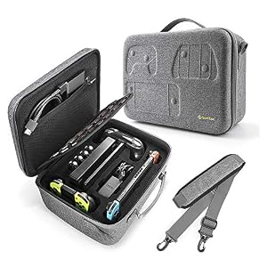 tomtoc Maletín de Transporte para Nintendo Switch, Funda Protectora Rígida  con 32 Cartuchos de Juegos, Bolso Bandolera… | CABLESCONECTAR.COM